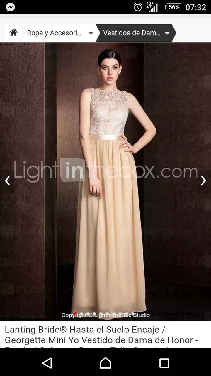 Vestido de Dama de Honour