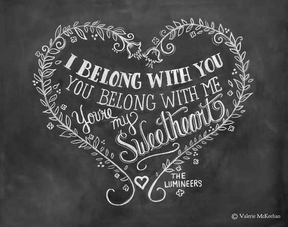 We belong together