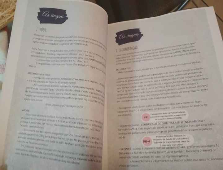 viagens e documentos