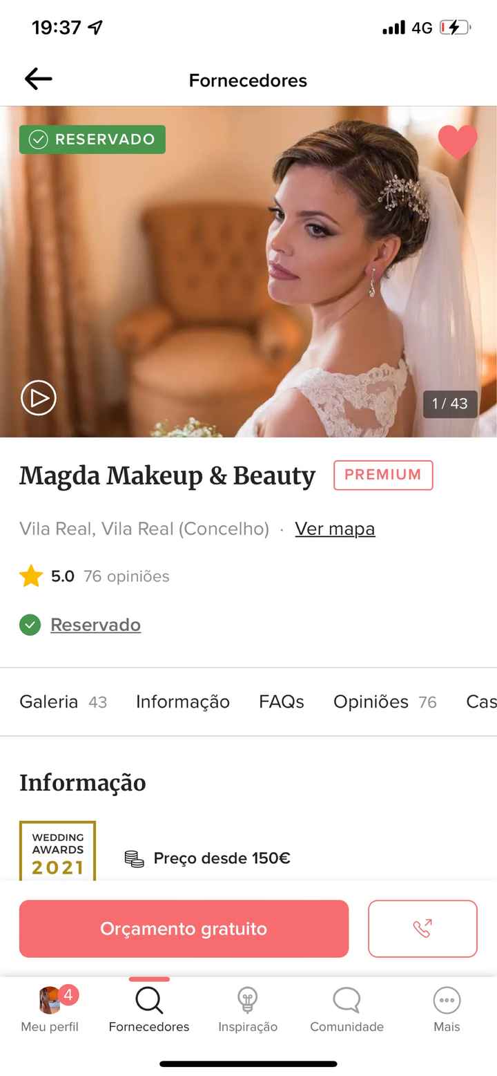 Maquilhagem Noiva - 1
