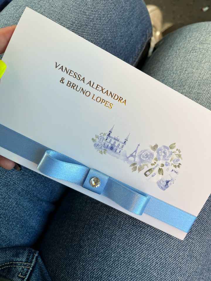 Convites na mão e felicidade no rosto 😍😍 - 1