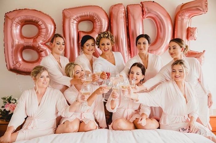 Brides and bridemaids 4