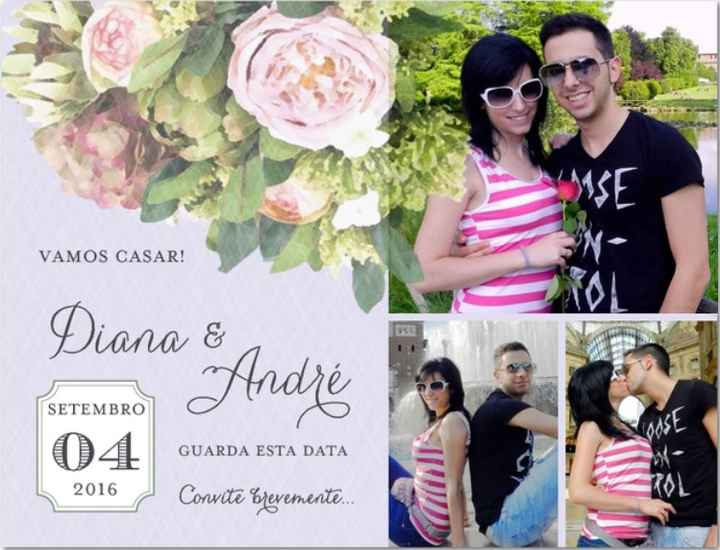 O nosso save the date! - 1