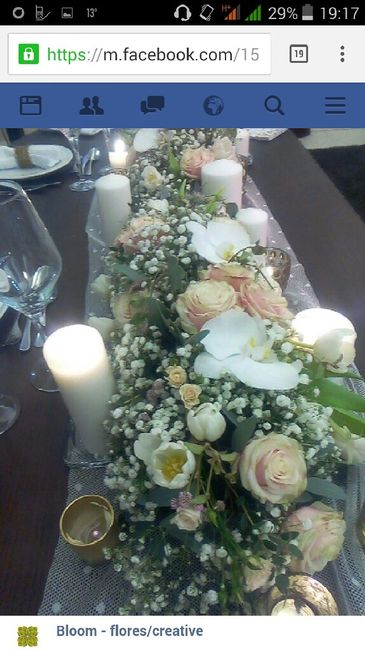 Gipsofila  decoração - 1