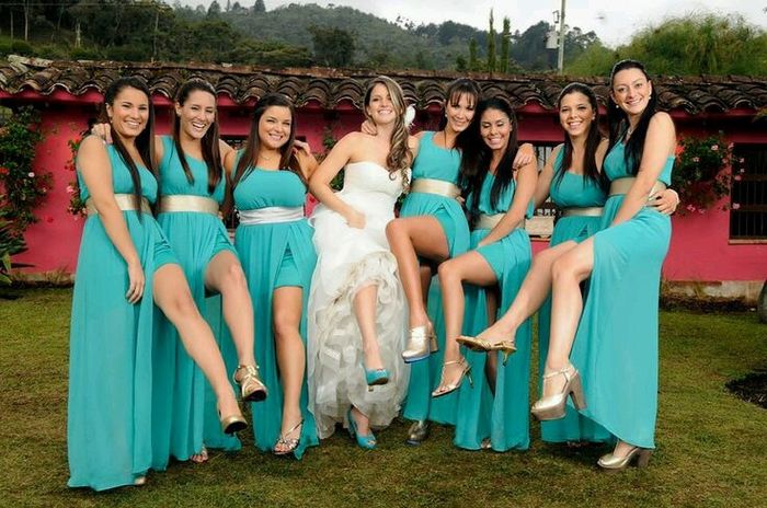 Damas de honor azul - 9