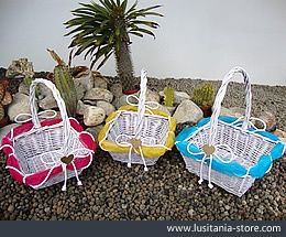 Cestas para entregar as lembranças. - 3
