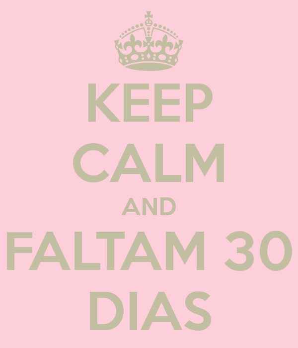 Um mês  :) - 1
