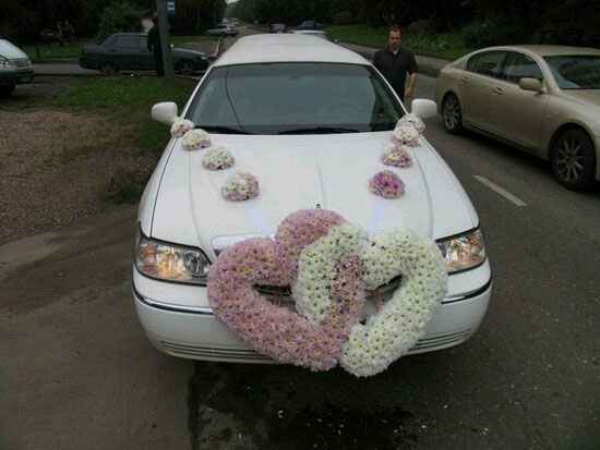 Decoração  do carro dos noivos - 27