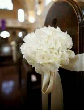 Flores para a decoração da igreja - 3
