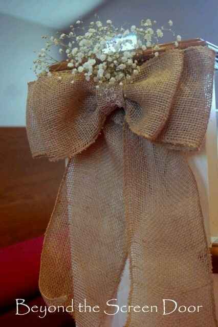 Flores para a decoração da igreja - 12