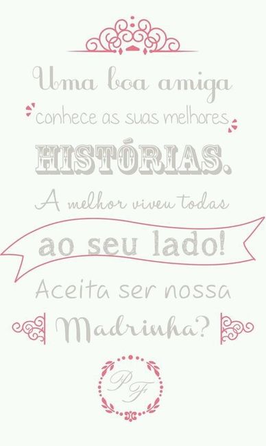 Fase conclusão dos convites dos padrinhos e madrinhas - 3