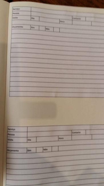 agenda de casamento