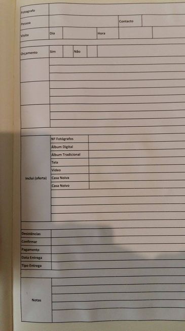 agenda de casamento