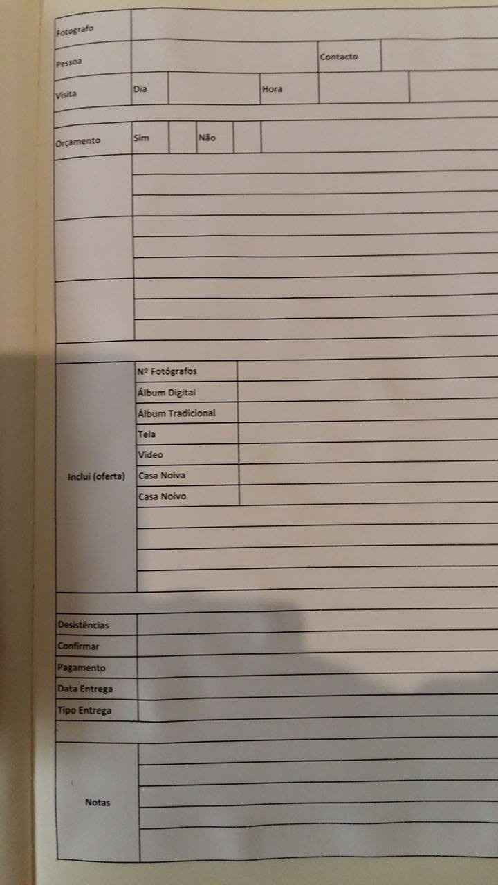 agenda de casamento