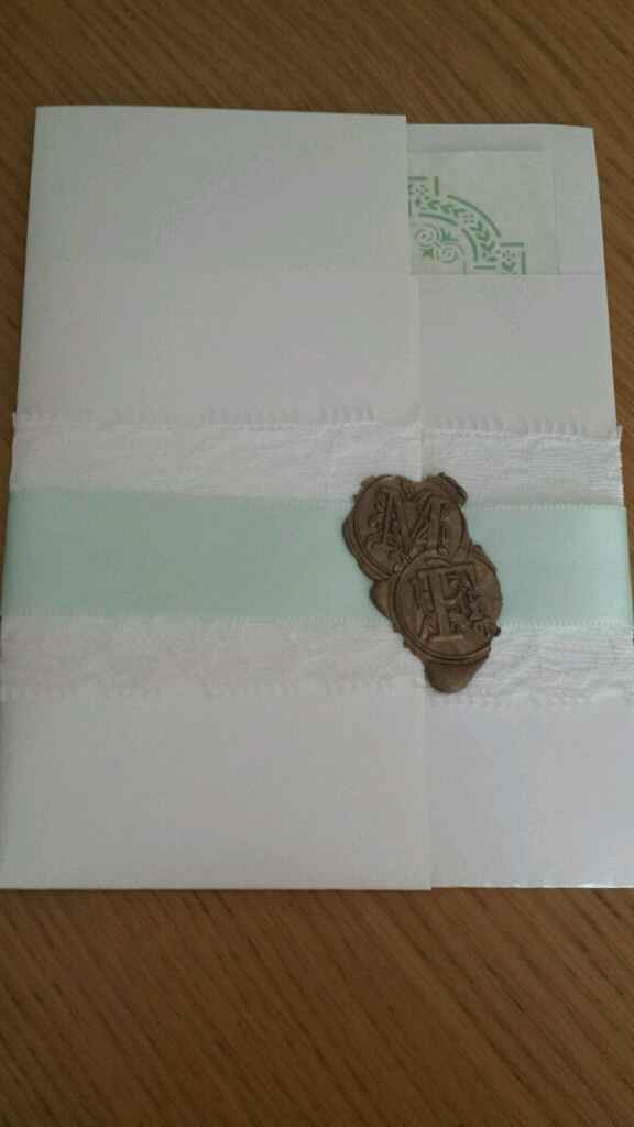 Convite de casamento vintage - 1