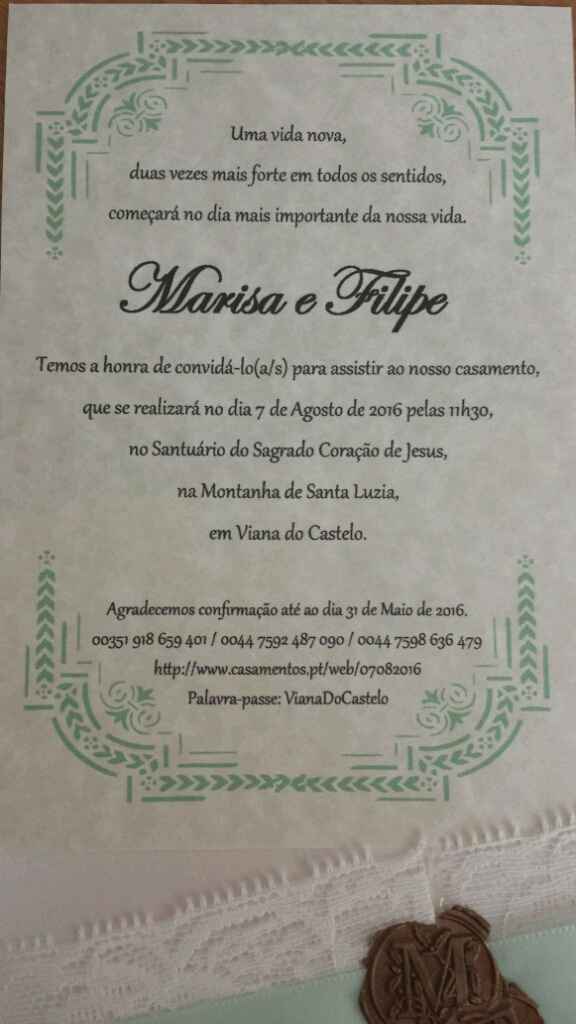 Convite de casamento vintage - 3