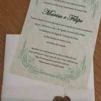 Convite de casamento vintage - 2