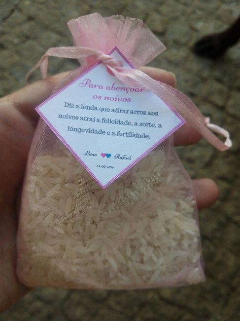 Opiniões precisam-se - chuva de arroz e lágrimas de alegria - 2