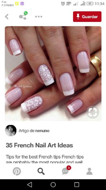 Unhas de gel para o grande dia 8