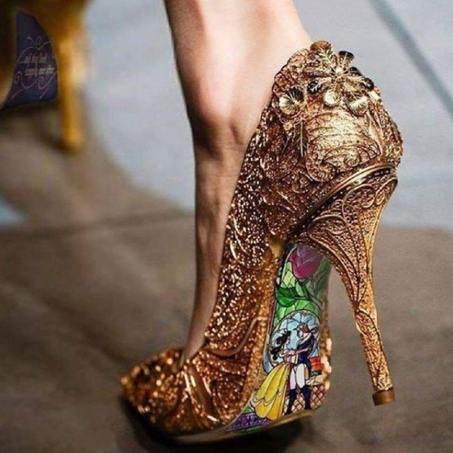 Os sapatos Bela e o Monstro Dolce Gabbana 1