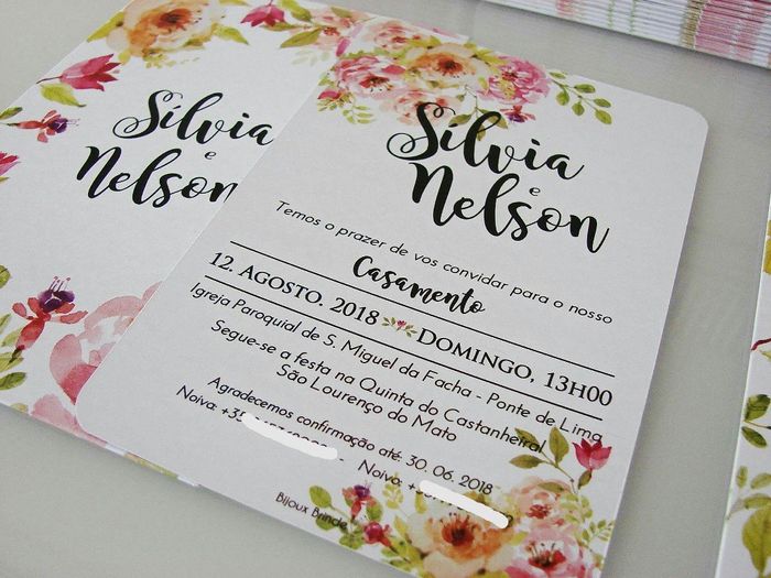 3 convites de casamento em rosa: VOTA! - 1