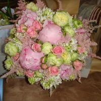 O meu bouquet com peónias