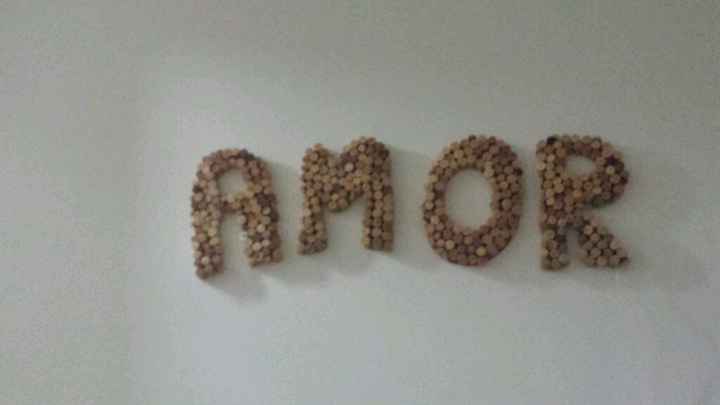 Letras para mesa - 1