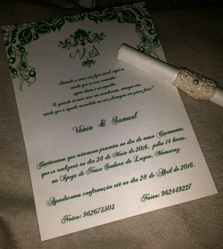 Convites check ;) - 1