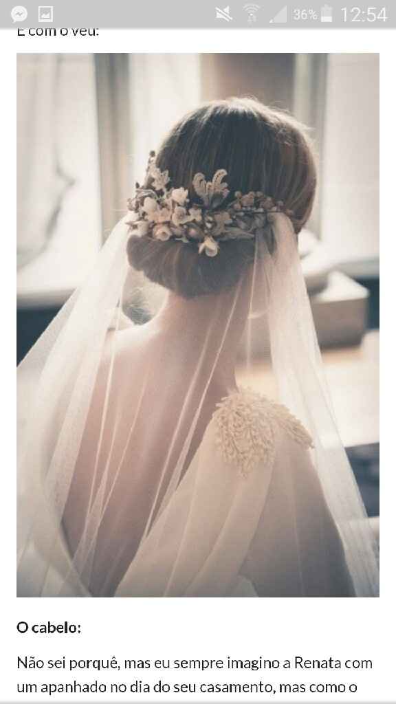 O meu diário de noiva  - como é o teu penteado? - 1