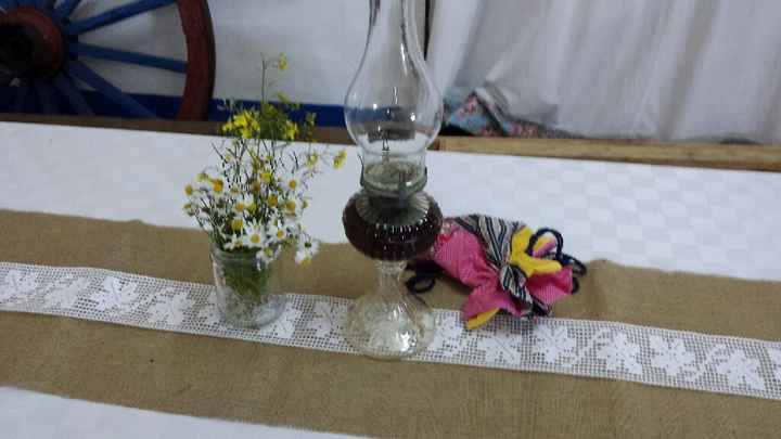 Decoração de mesas e menu check - 2