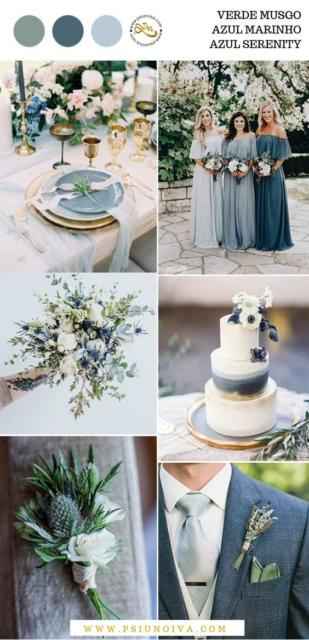 Cores escolhidas para o casamento - 2