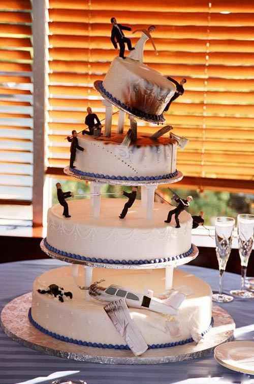 Bolos de casamento diferentes - 10