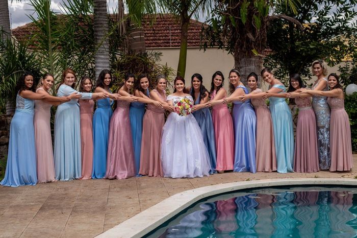 Damas de honra sim ou não? 7
