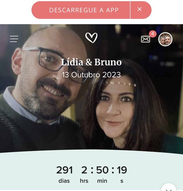 Quantos dias faltam para o contador ir para 1 digito? 5