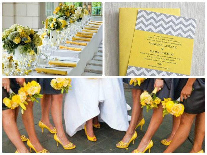 Se o meu casamento fosse…. Amarelo 💛 6