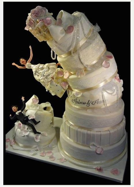 Bolos de casamento diferentes - 1