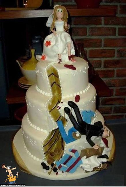 Bolos de casamento diferentes - 2