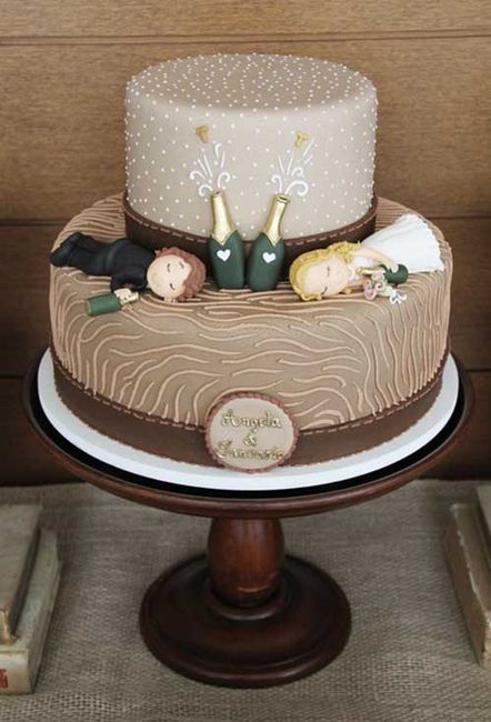 Bolos de casamento diferentes - 9