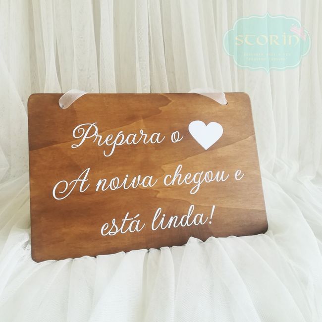 Placas e Plaquinhas para complementar a decoração do casamento… - 6