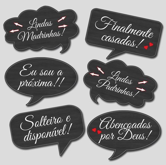 Placas e Plaquinhas para complementar a decoração do casamento… - 13