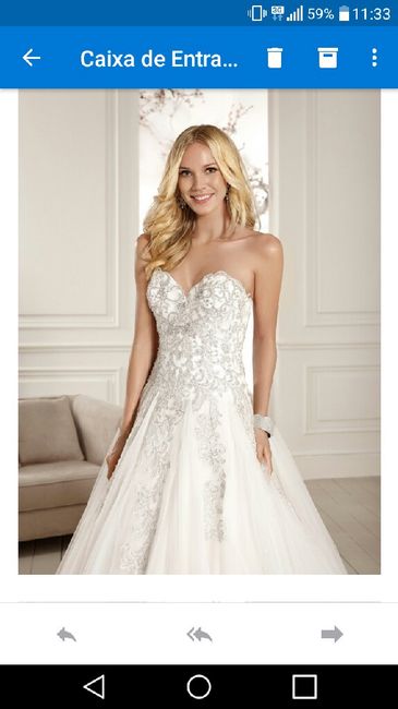  Vestido de noiva ... - 1