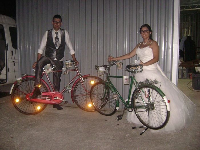 o tema, BIKES, estas eram os placards com as mesas