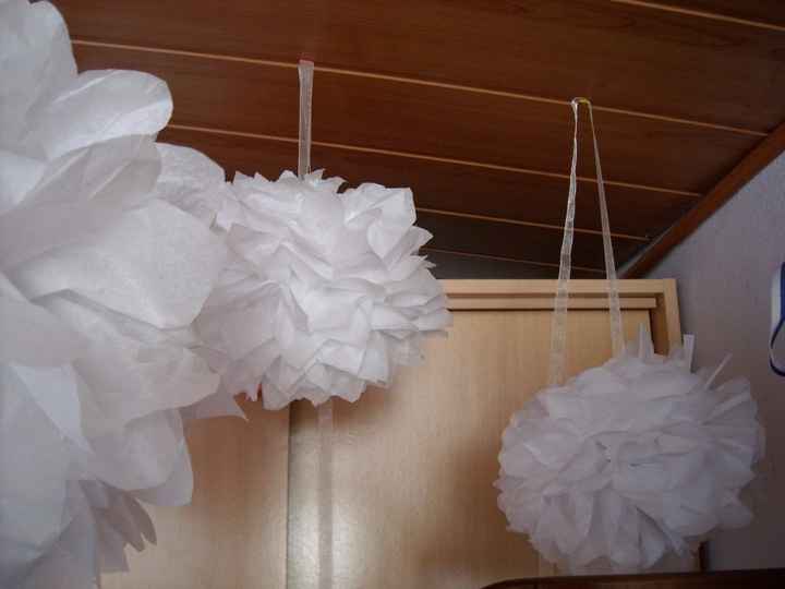 Pompons de papel