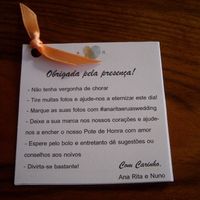 Sugestões aos noivos