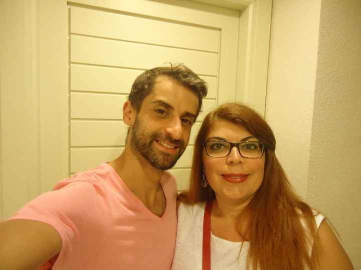 fora da porta do quarto