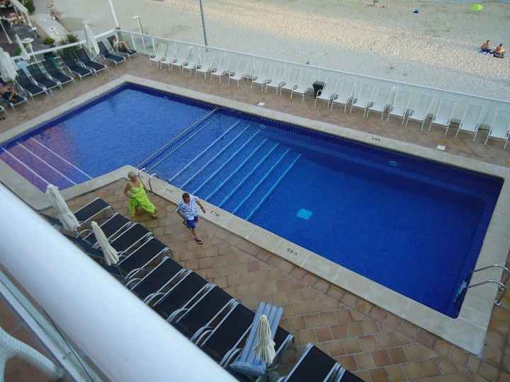 piscina do hotel