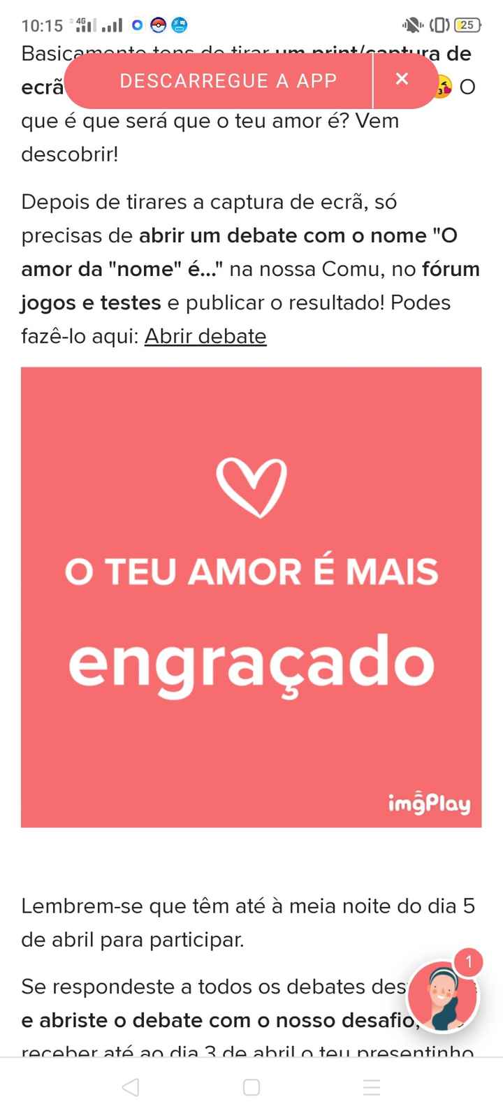 o amor da Márcia é - 1