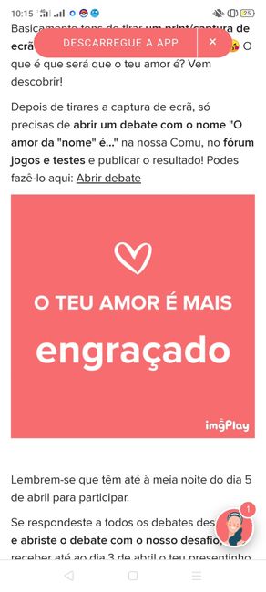 o amor da Márcia é - 1