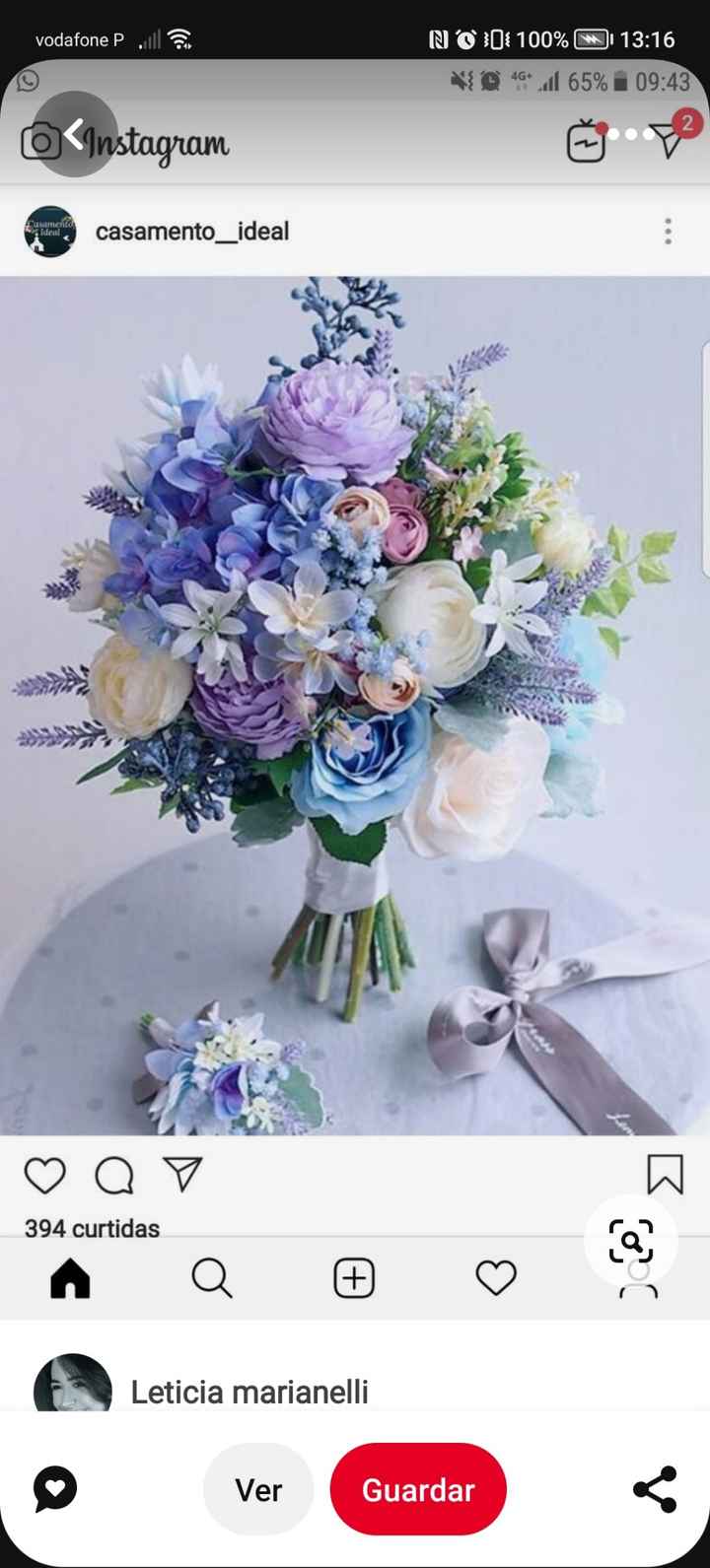 💙🌈 inspirações para casamento tons azul - Ramos - 2