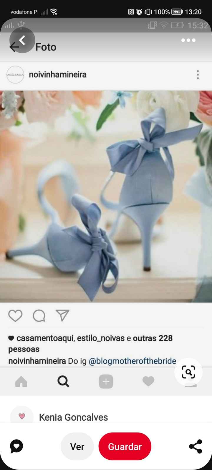 💙🌈 inspirações para casamento tons azul sapatos - 2